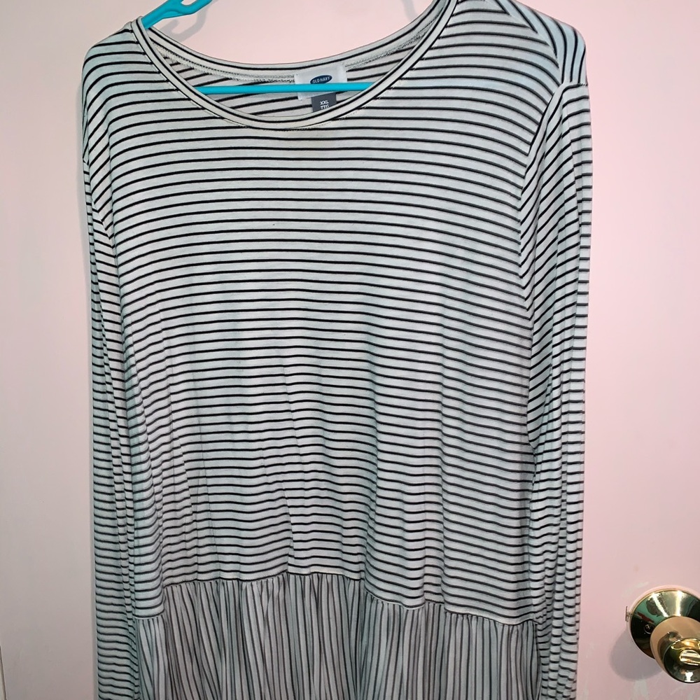 Long sleeve peplum top